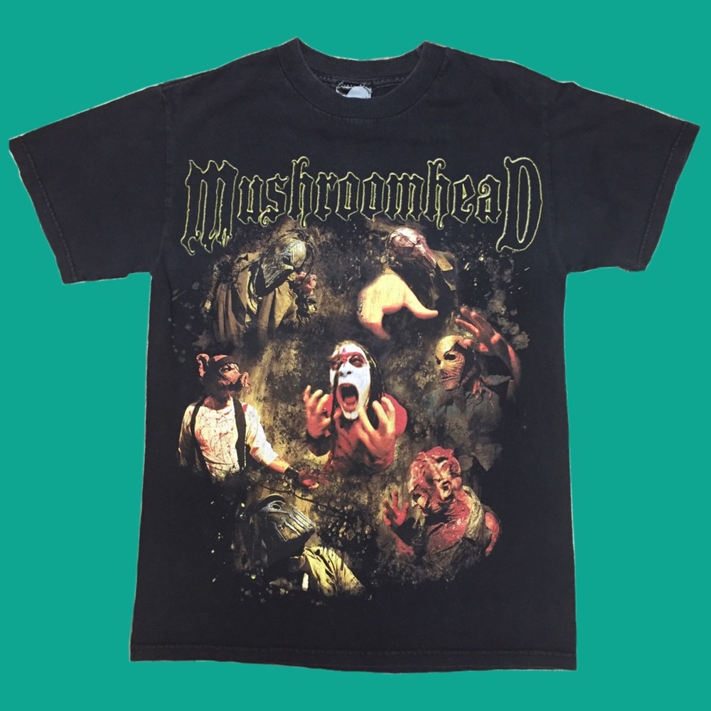11’ mushroomhead band tee black size small